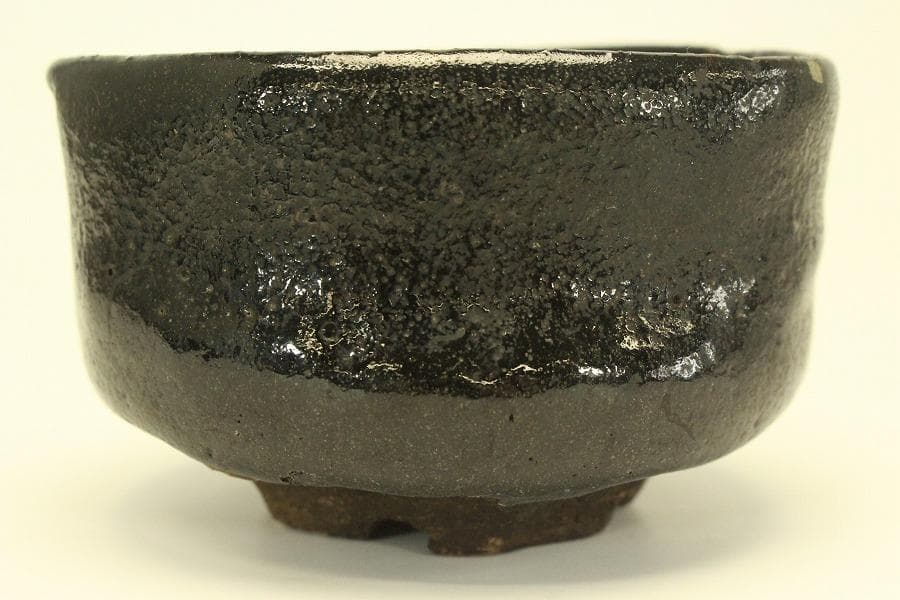 茶道具 黒楽茶碗 古美術(BB470)