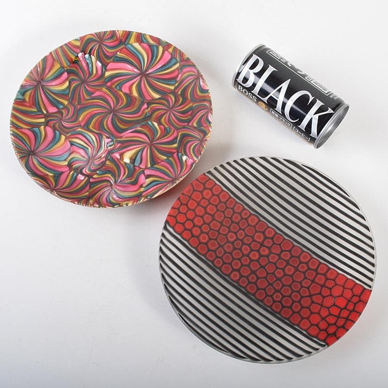 ITALY　ベネチアガラス　皿　プレート　2点まとめて　M　R7122