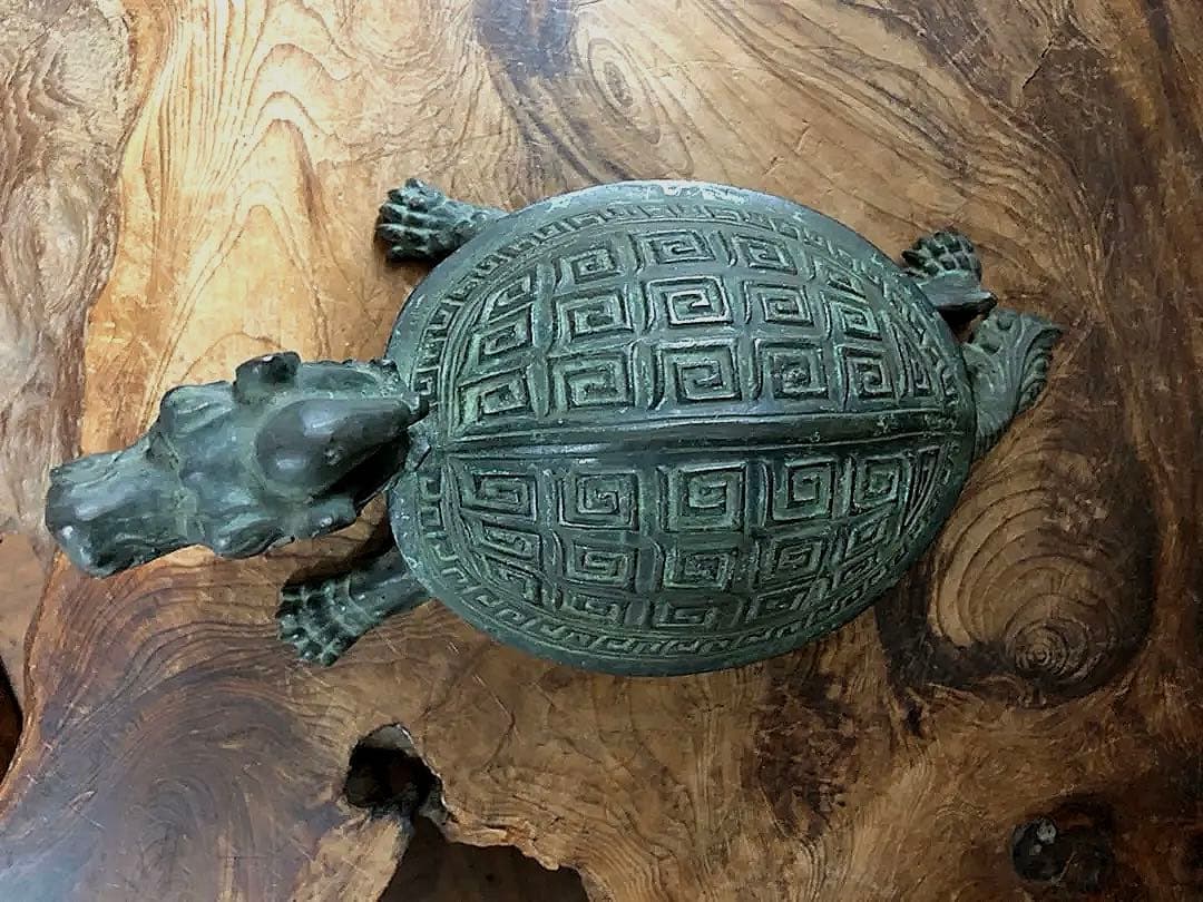 中国美術 古青銅 神獣 四獣 玄武