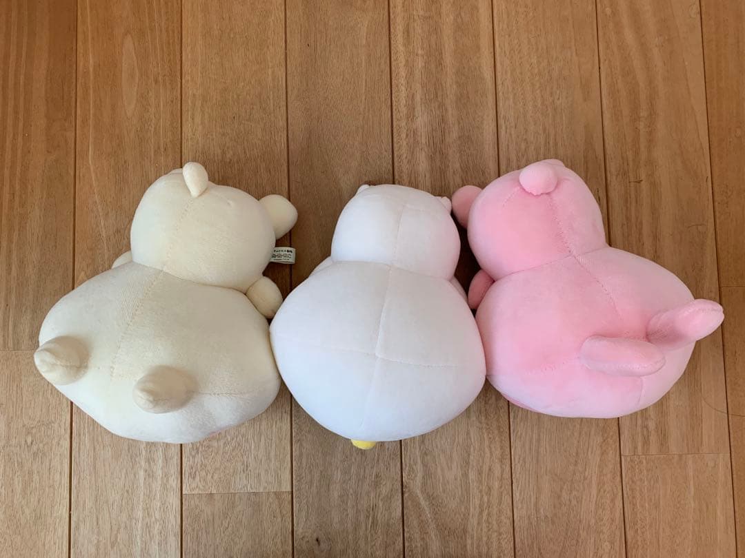 カナヘイ もにまるず うさぎ ピスケ ねーねーねこ 3体セット