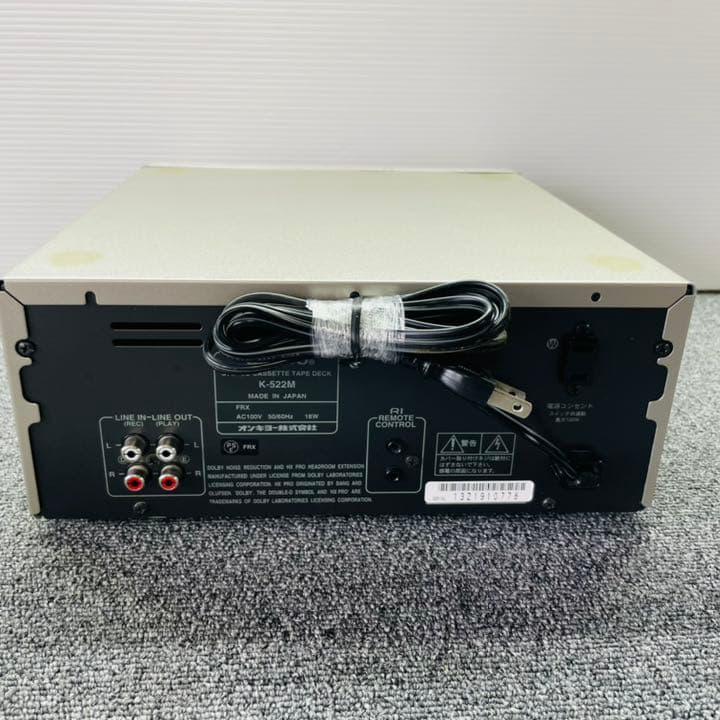 ONKYO カセットデッキ　K-522M