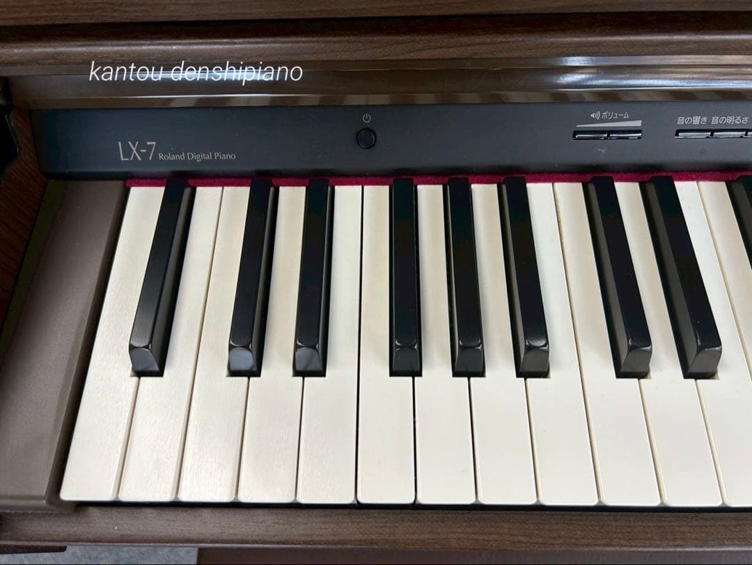 ローランド LX-7BW 2016年製 ハイブリッド木製鍵盤 6スピーカー 良好