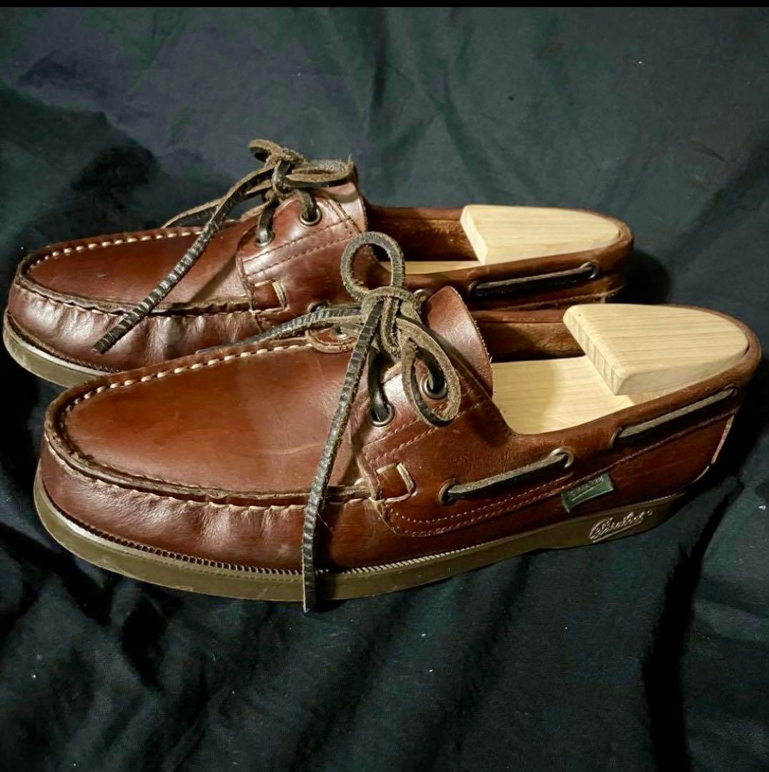 Paraboot デッキシューズ ブラウン レザーシューズ