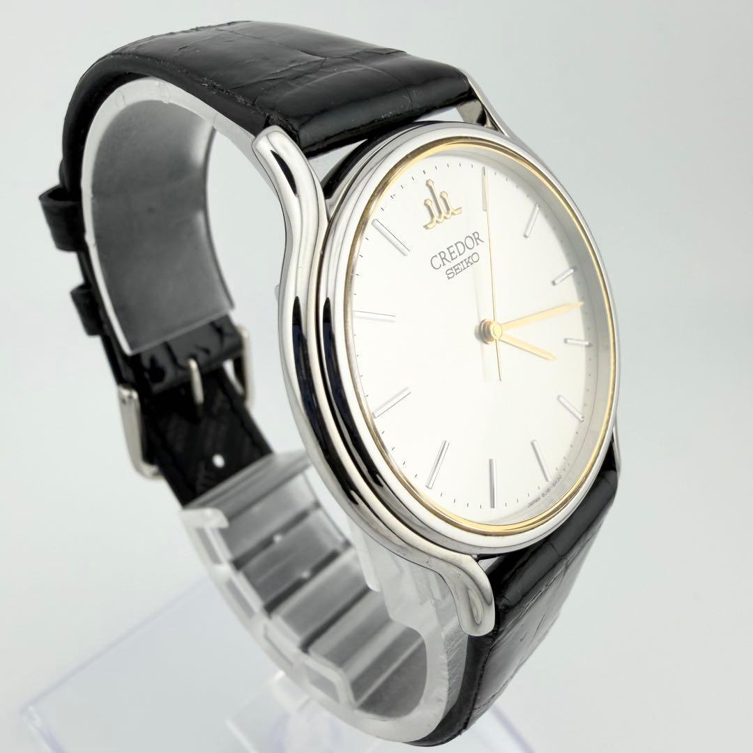 極美品 セイコー クレドール GCAR011 メンズ クォーツ腕時計