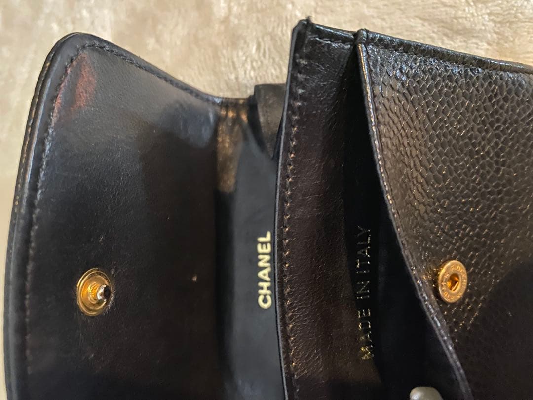 本日迄❗️CHANEL ブラックレザー ケース