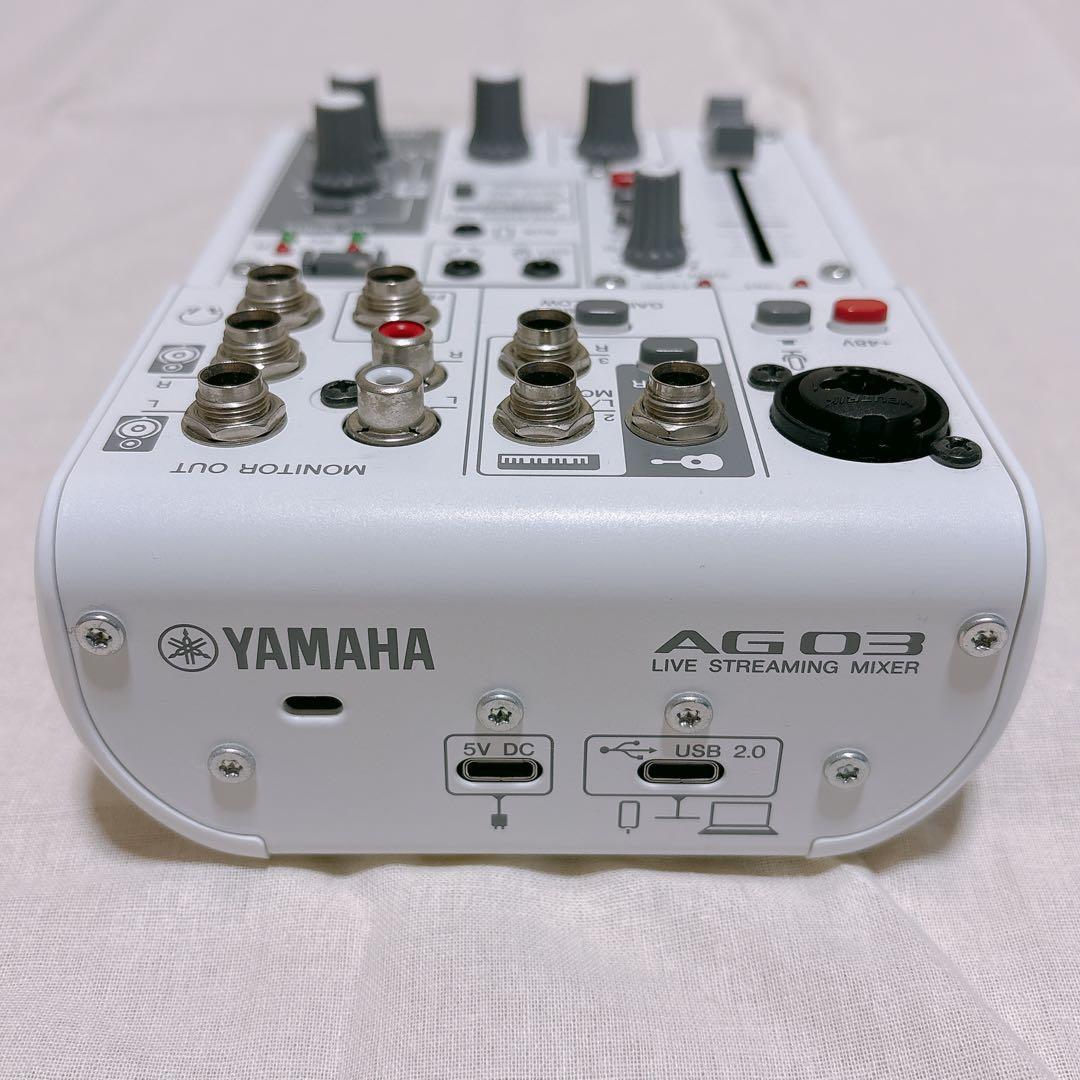YAMAHA AG03 MK2ライブストリーミング オーディオインターフェース