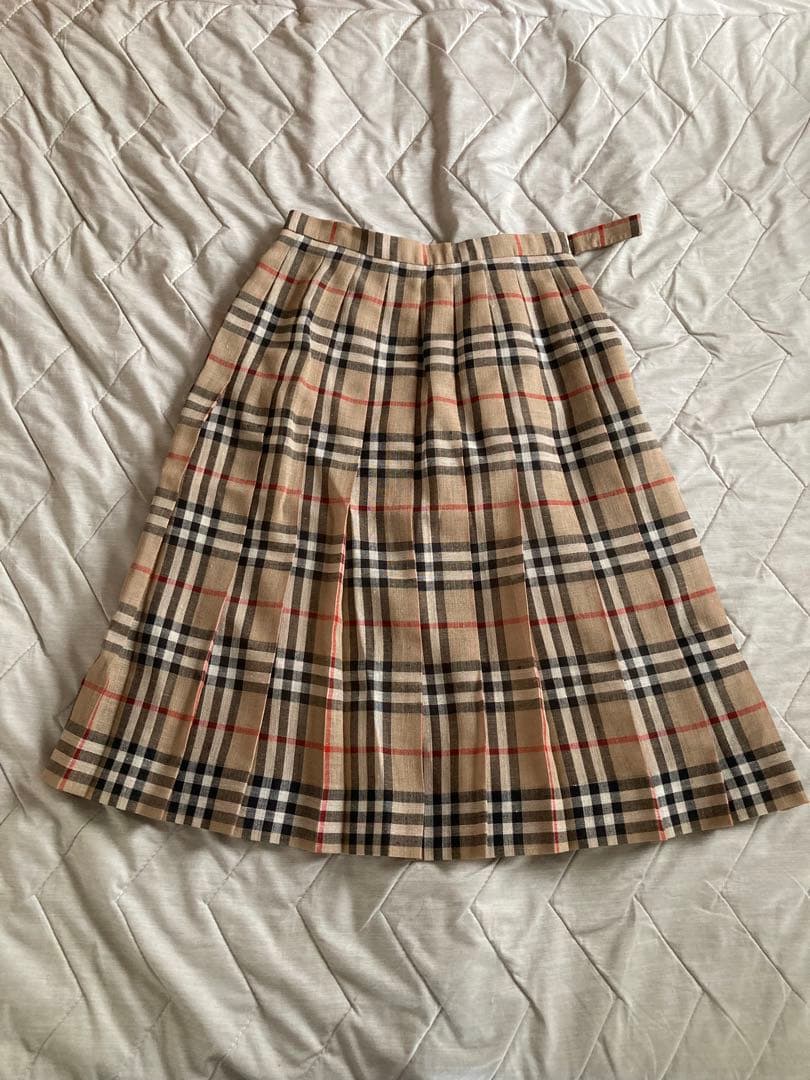 バーバリー プリーツスカート　Burberry ノバチェック　Burberrys