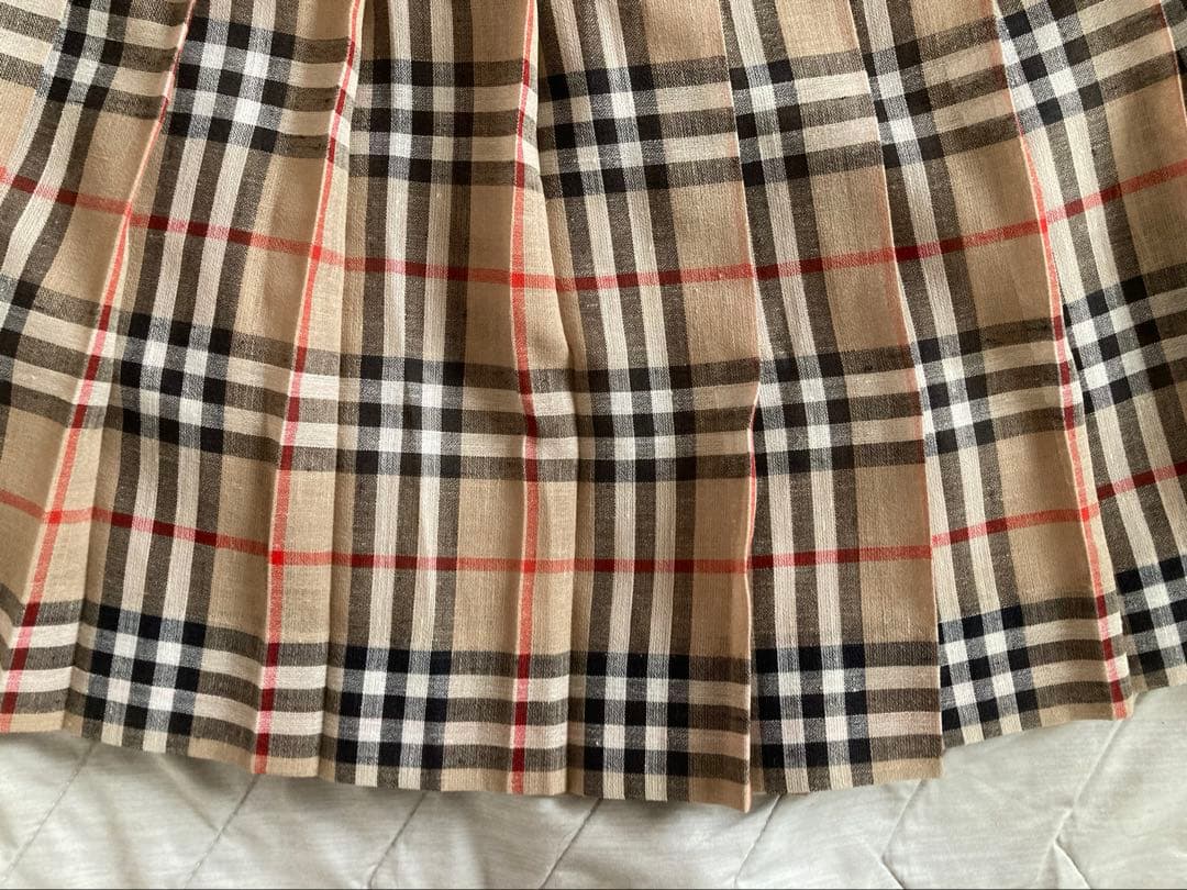 バーバリー プリーツスカート　Burberry ノバチェック　Burberrys