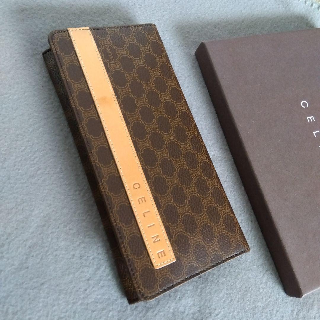 モンチッチ様　【未使用】セリーヌ　CELINE　マカダム柄　2つ折　長財布