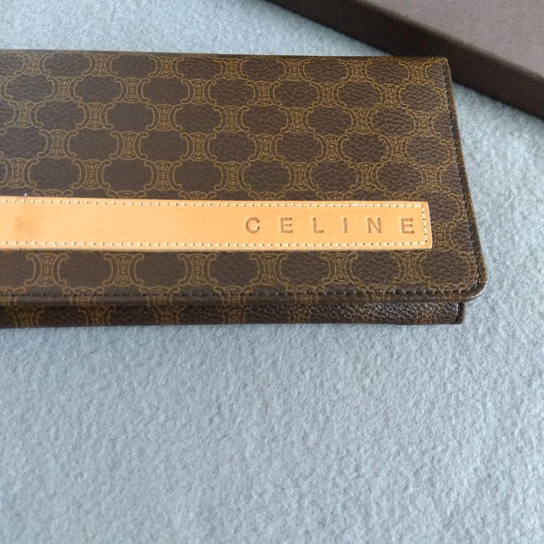 モンチッチ様　【未使用】セリーヌ　CELINE　マカダム柄　2つ折　長財布