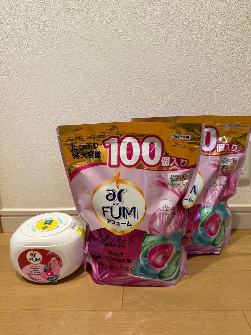 【韓国1.2億個突破！】　アフューム　アモーレ　本体+詰め替えセット