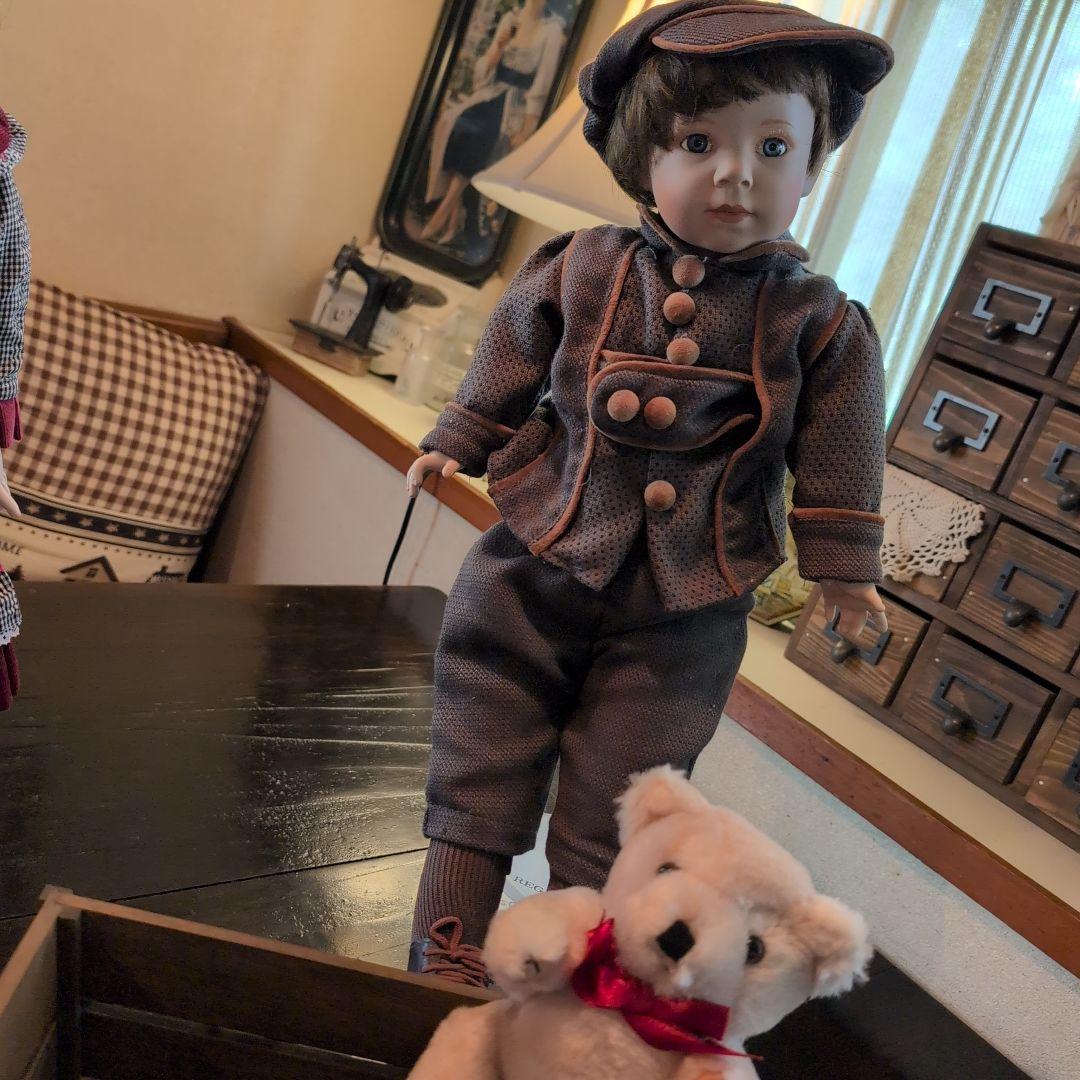 コカ・コーラアンティークペアビスクドール