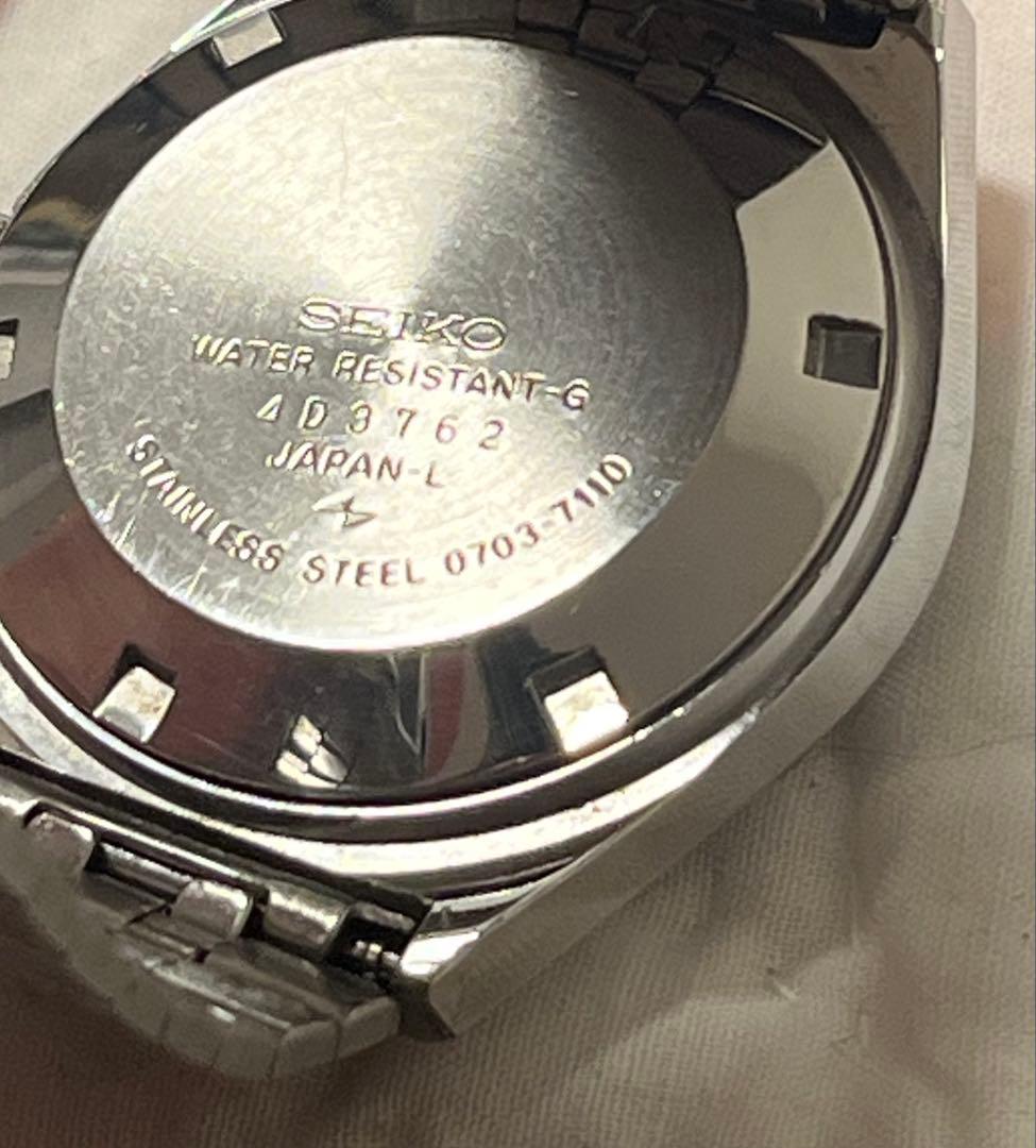 70s SEIKOセイコー エルニクス 純正ブレス 稼動品 クウォーツ