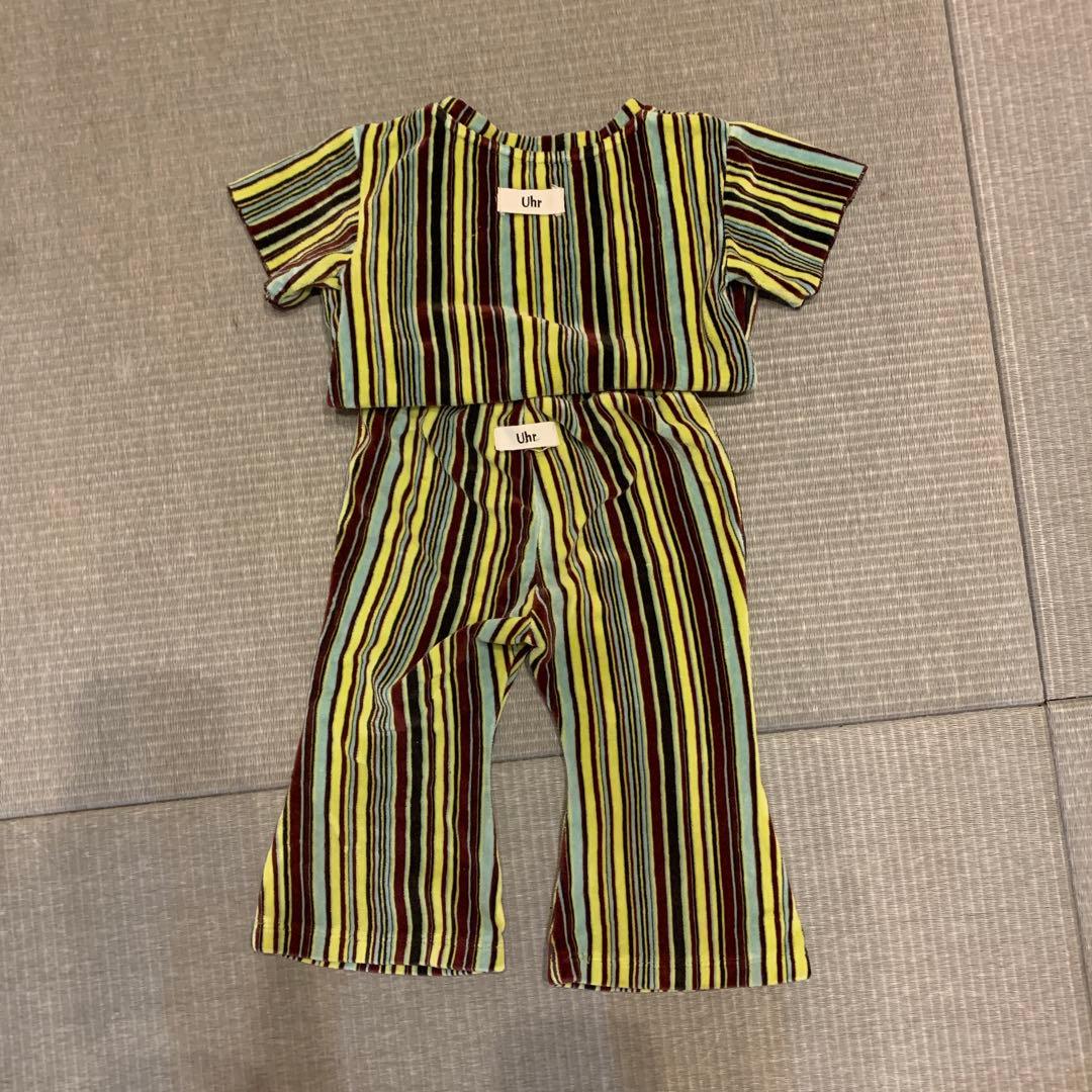 【値下げ】Uhr ストライプ柄 セットアップ 約90cm 売切品