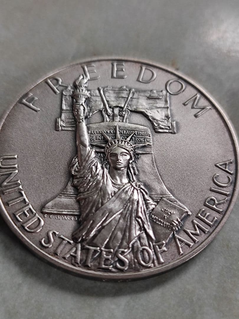 アメリカ合衆国建国200年記念 メダル【松本徽章】純銀