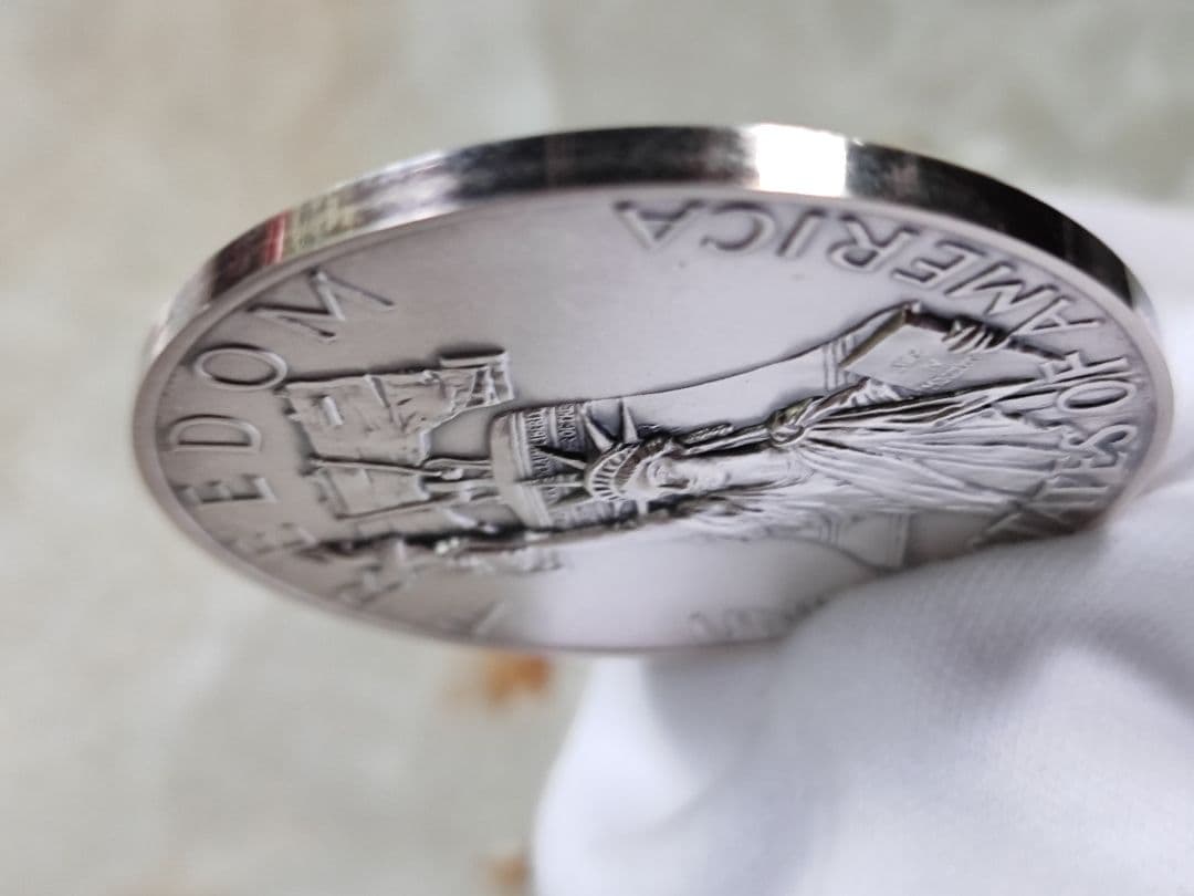 アメリカ合衆国建国200年記念 メダル【松本徽章】純銀