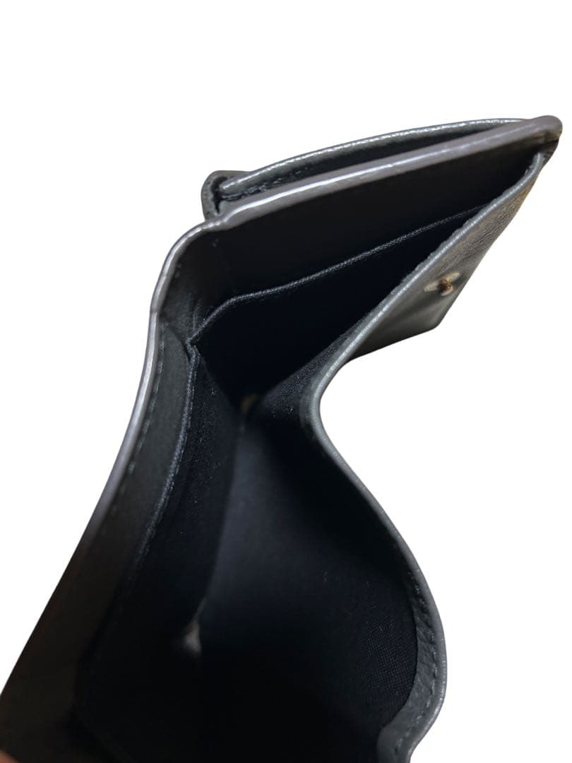 BALENCIAGA ペーパーミニ 三つ折り財布 ダークグレー
