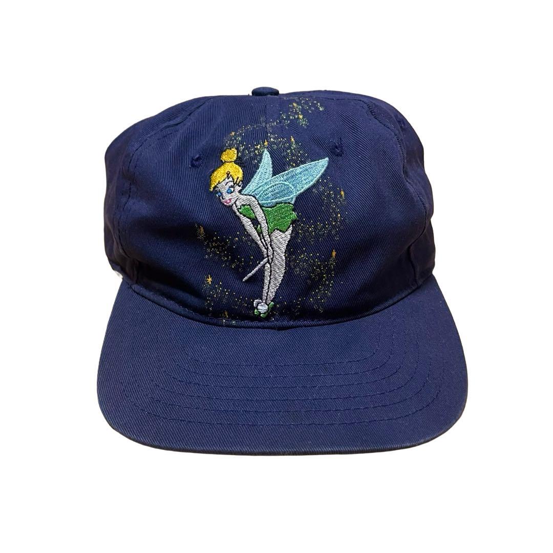 【90s】 USA製 ディズニー キャップ ティンカーベル