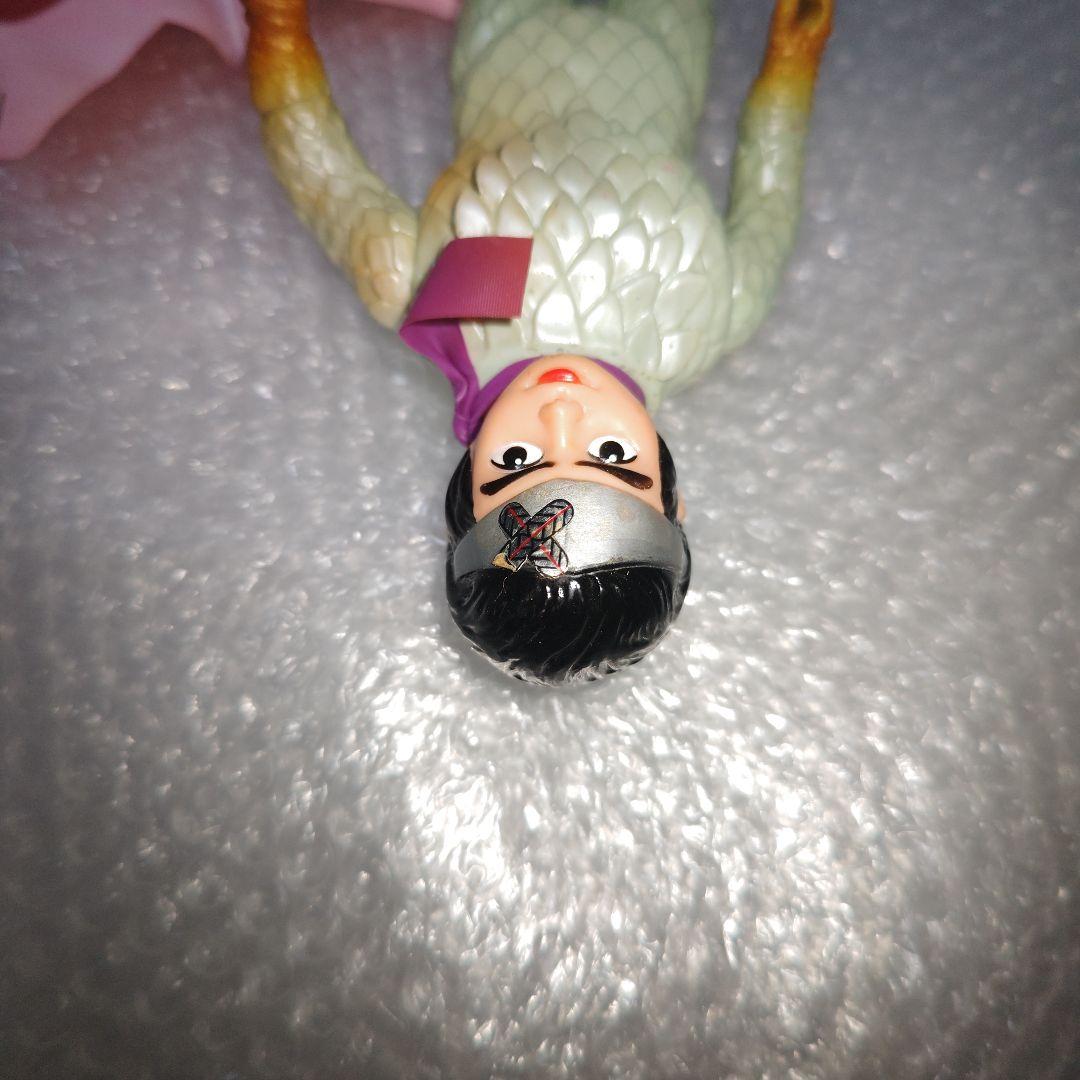 旧バンダイ　変身忍者嵐　面取れ　ソフビ　32cm　現状品