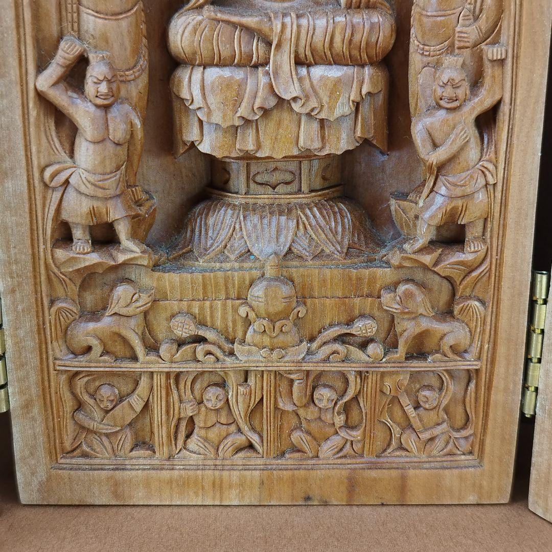 インド老山白檀「国宝緒尊仏籠」《整理番号:BU002》