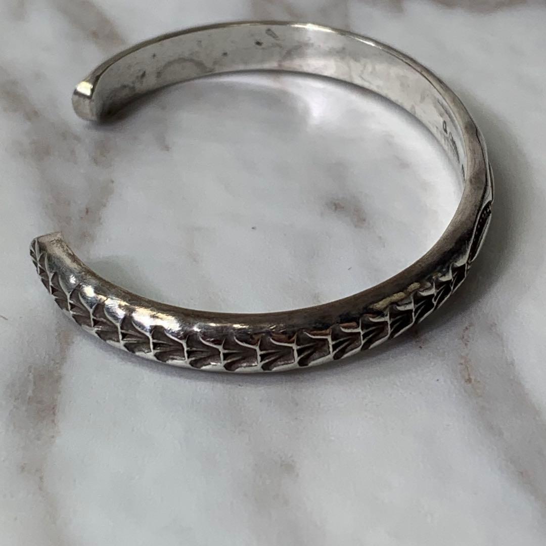 Darrell Cadman バングル Sterling刻印 スタンプ ナバホ族