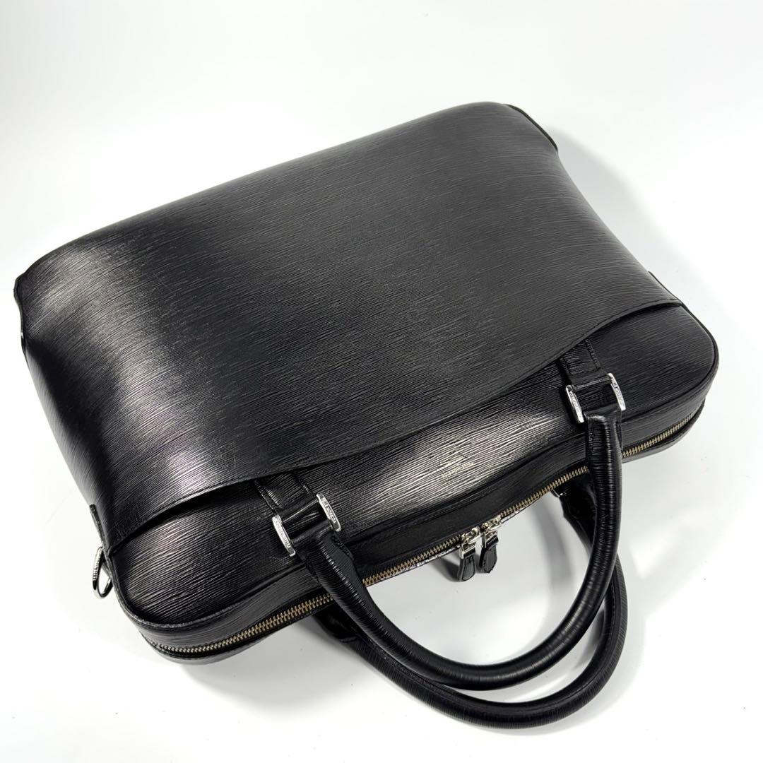 ✨希少 美品✨ペッレモルビダ ビジネスバッグ キャピターノ エピ レザー 黒