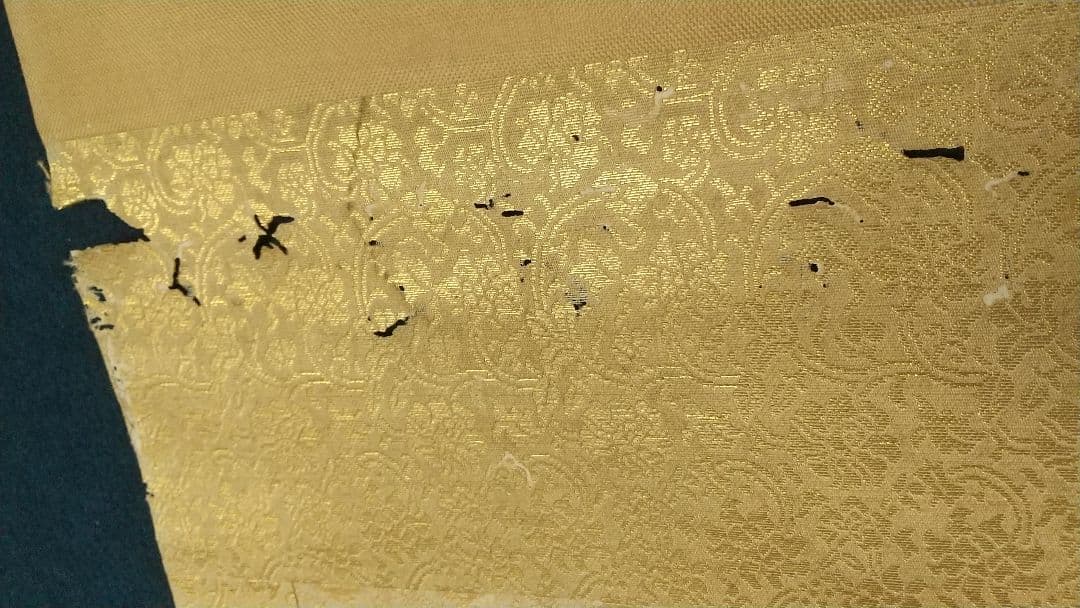 酒井抱一 桃節句 紙本 掛軸 虫食い傷み目立つ 琳派