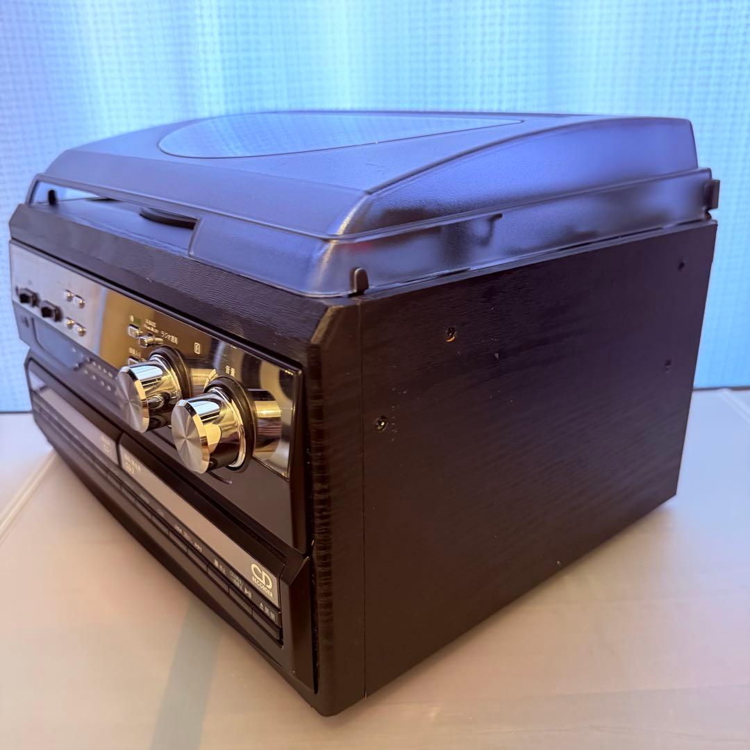 トウショウ CDコピー機能搭載マルチプレーヤー TCDR-186WC リモコン付