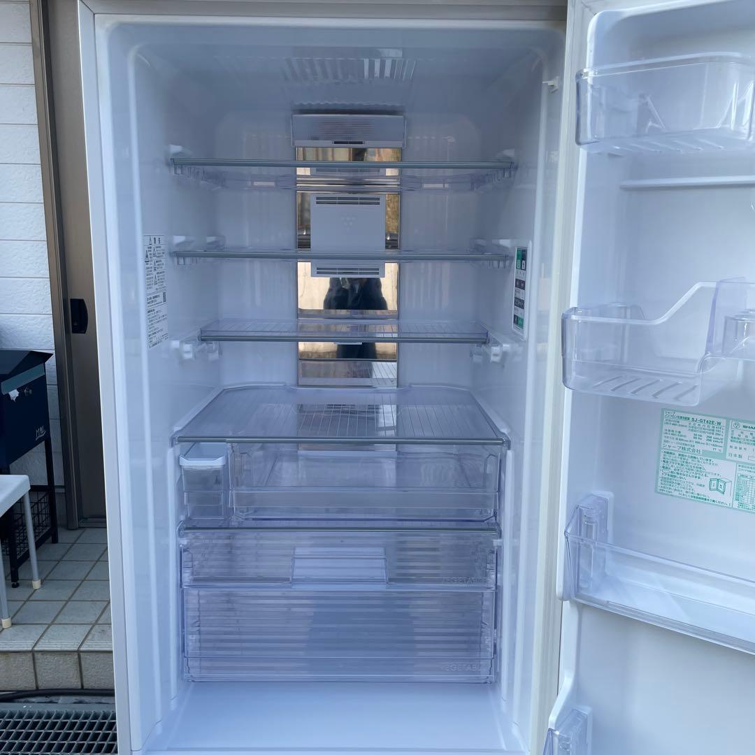 シャープ2019年製プラズマクラスター搭載415L冷蔵庫 送料/設置無料