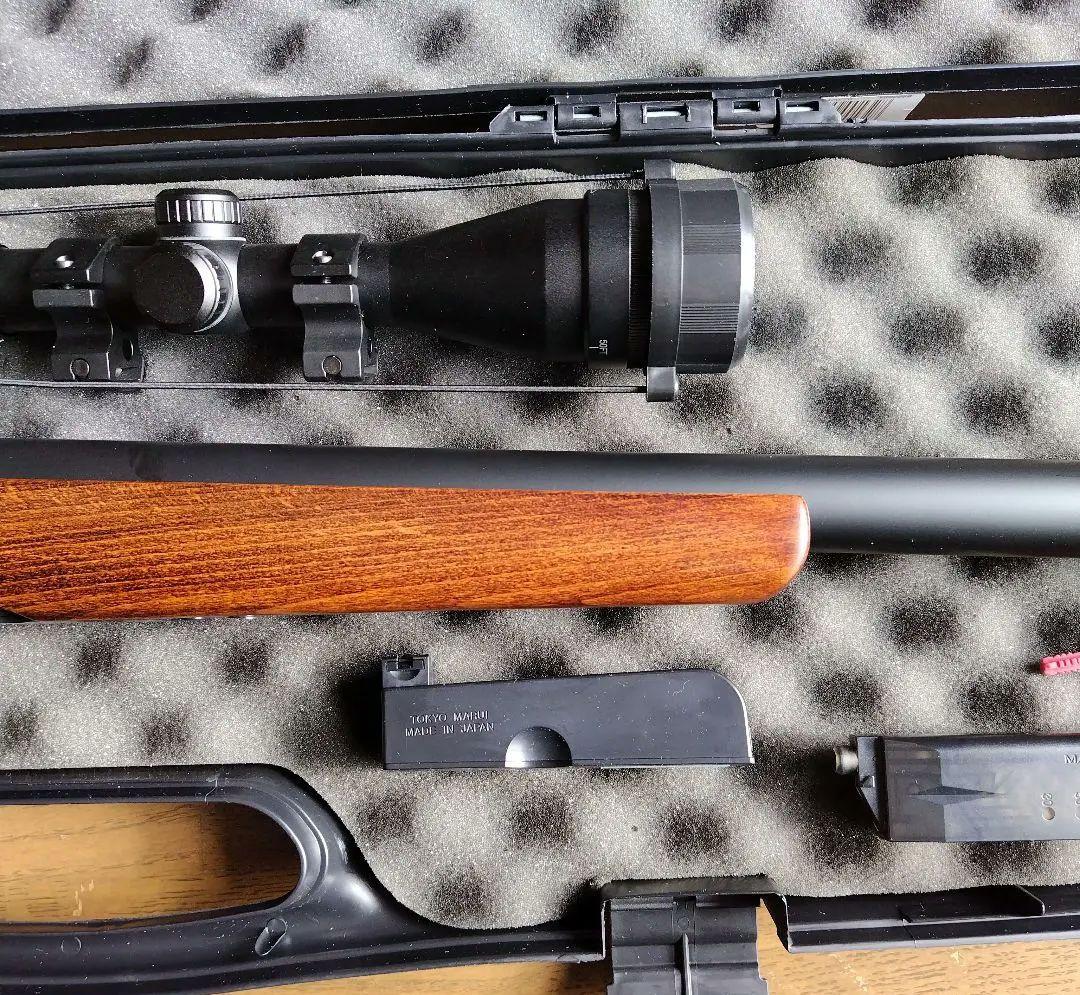 東京マルイ製　VSR-10 Gスペック　 木製銃床 、スコープ、ドットサイト付き