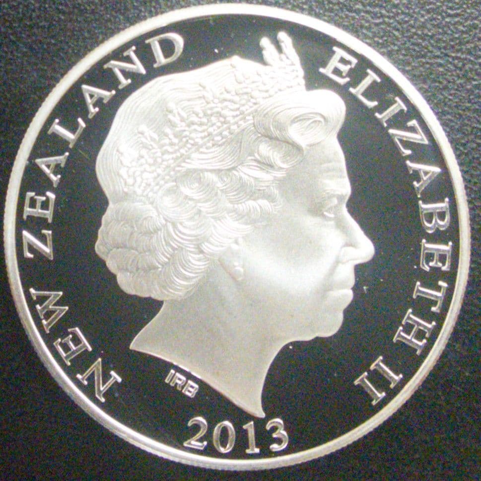2013年 ニュージーランド銀貨 1ドル キーウィ銀貨 SV999 純銀1オンス