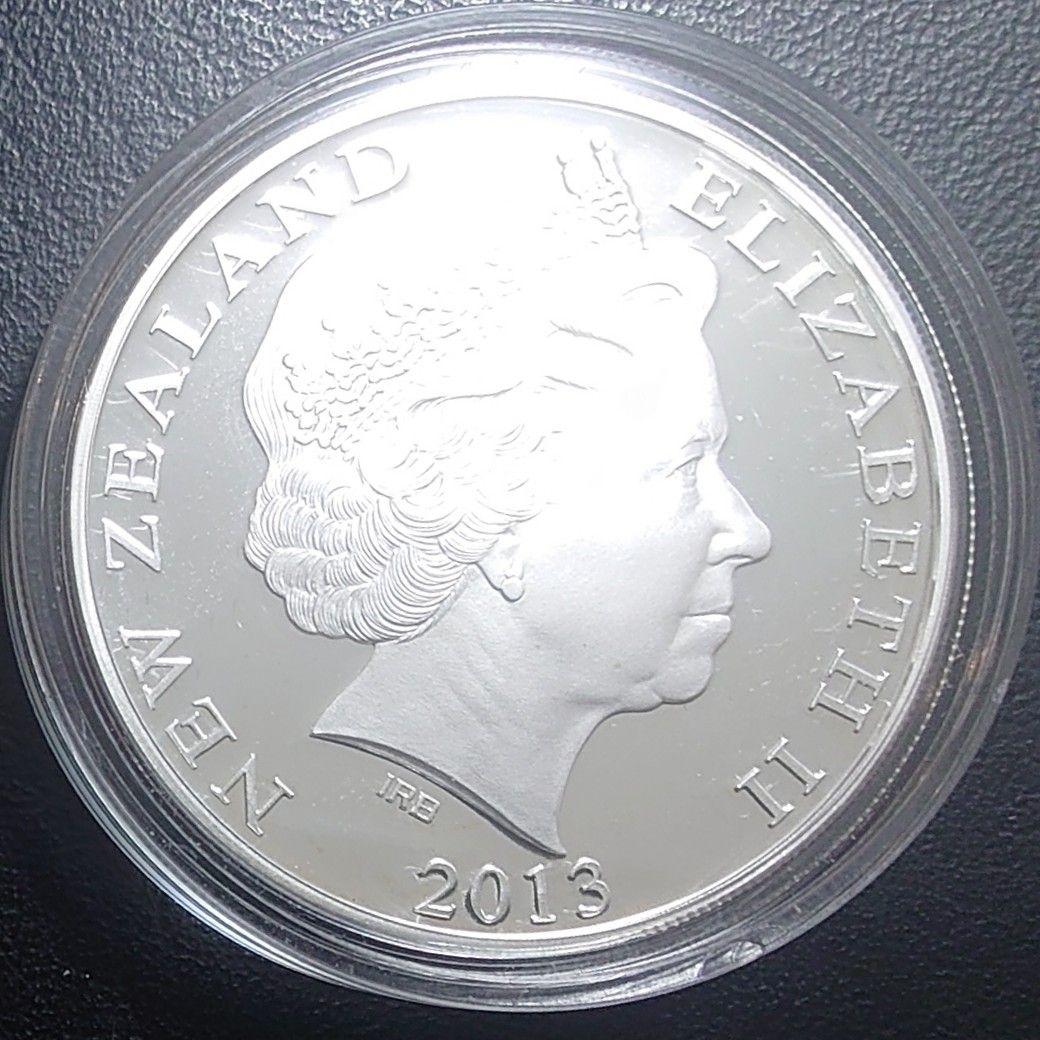 2013年 ニュージーランド銀貨 1ドル キーウィ銀貨 SV999 純銀1オンス