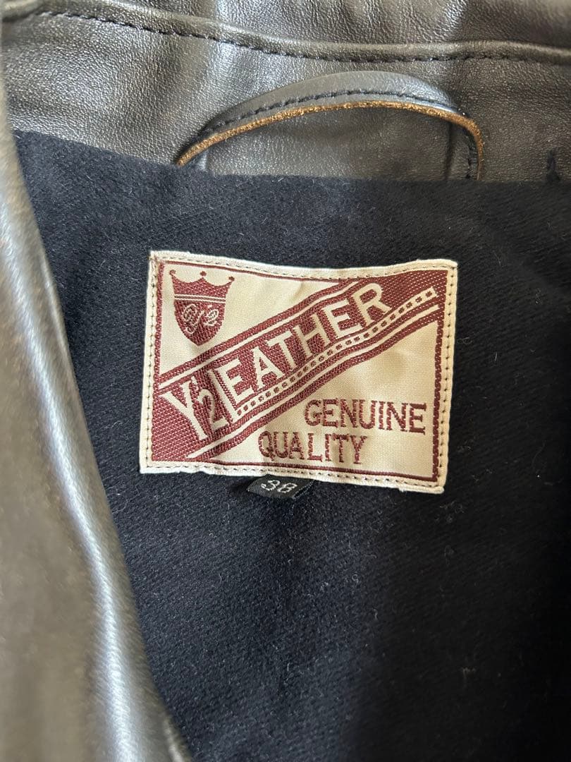 Y2LEATHER シングルライダースジャケット