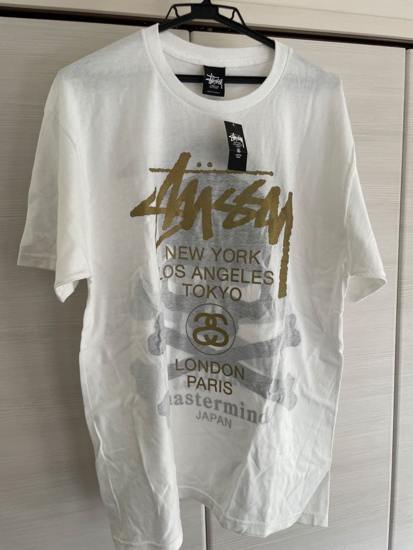 ステューシーマスターマインドコラボtravisシャツサイズL