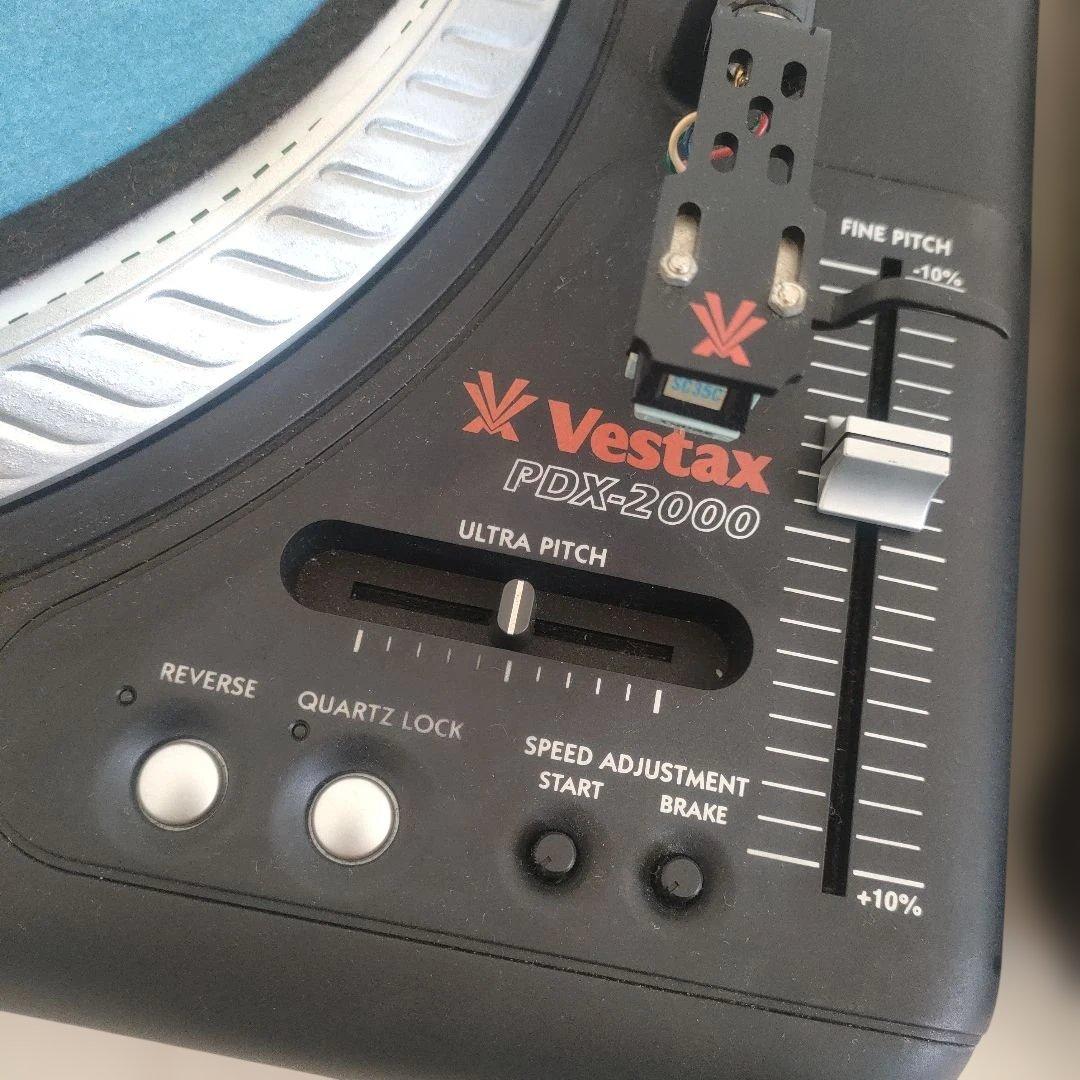 ターンテーブル　Vestax PDX-2000 2台　DJ レコードプレイヤー
