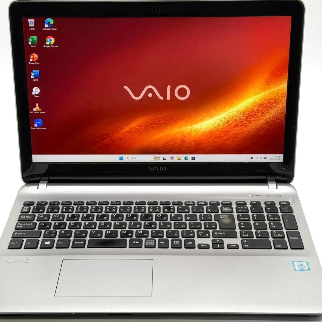 VAIOノートパソコンCore i7搭載 新品SSD 高速静音 Blu-ray