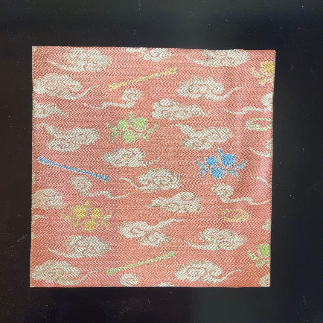 雲模様の高級茶道用古帛紗