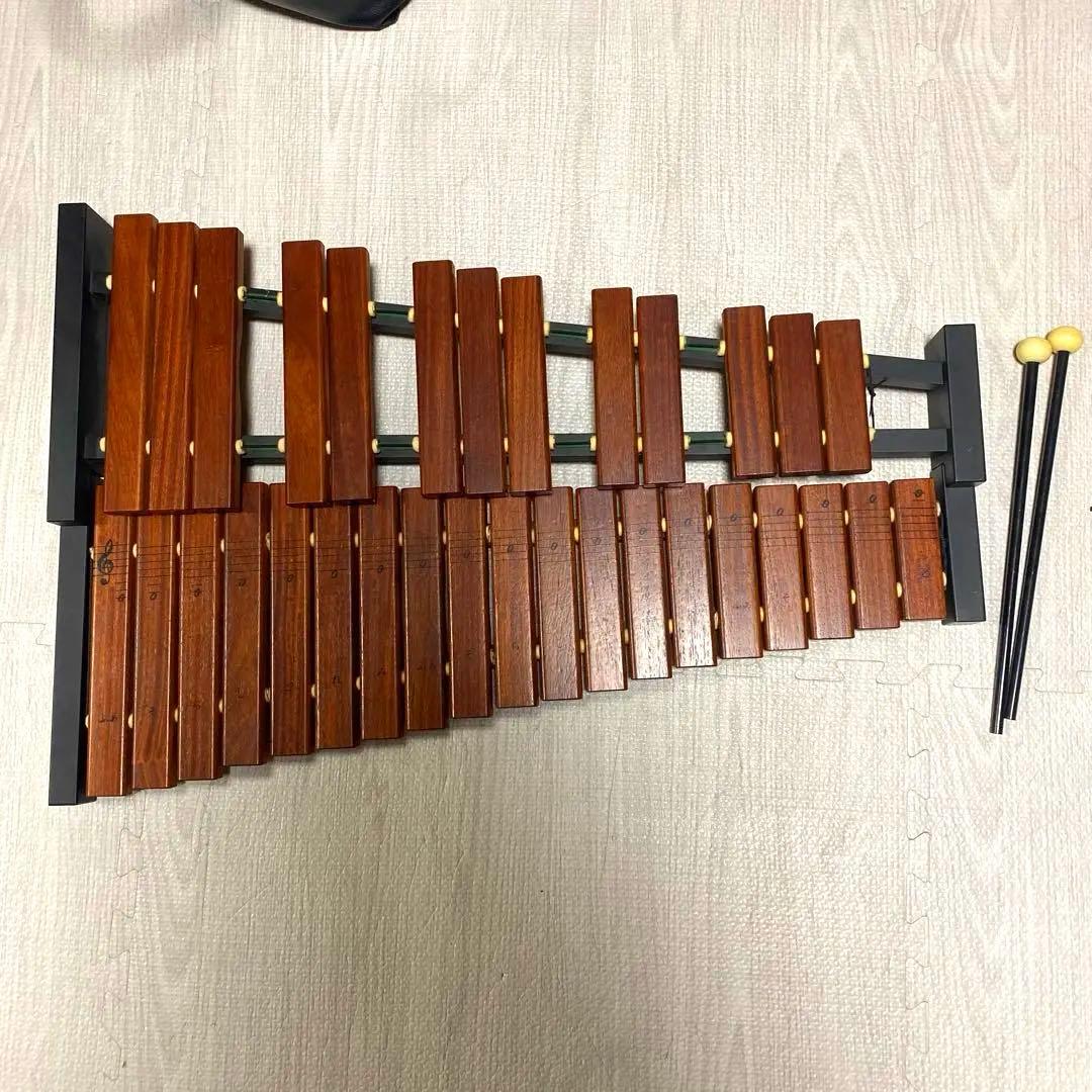 YAMAHA 木琴 音階付き マレット2本