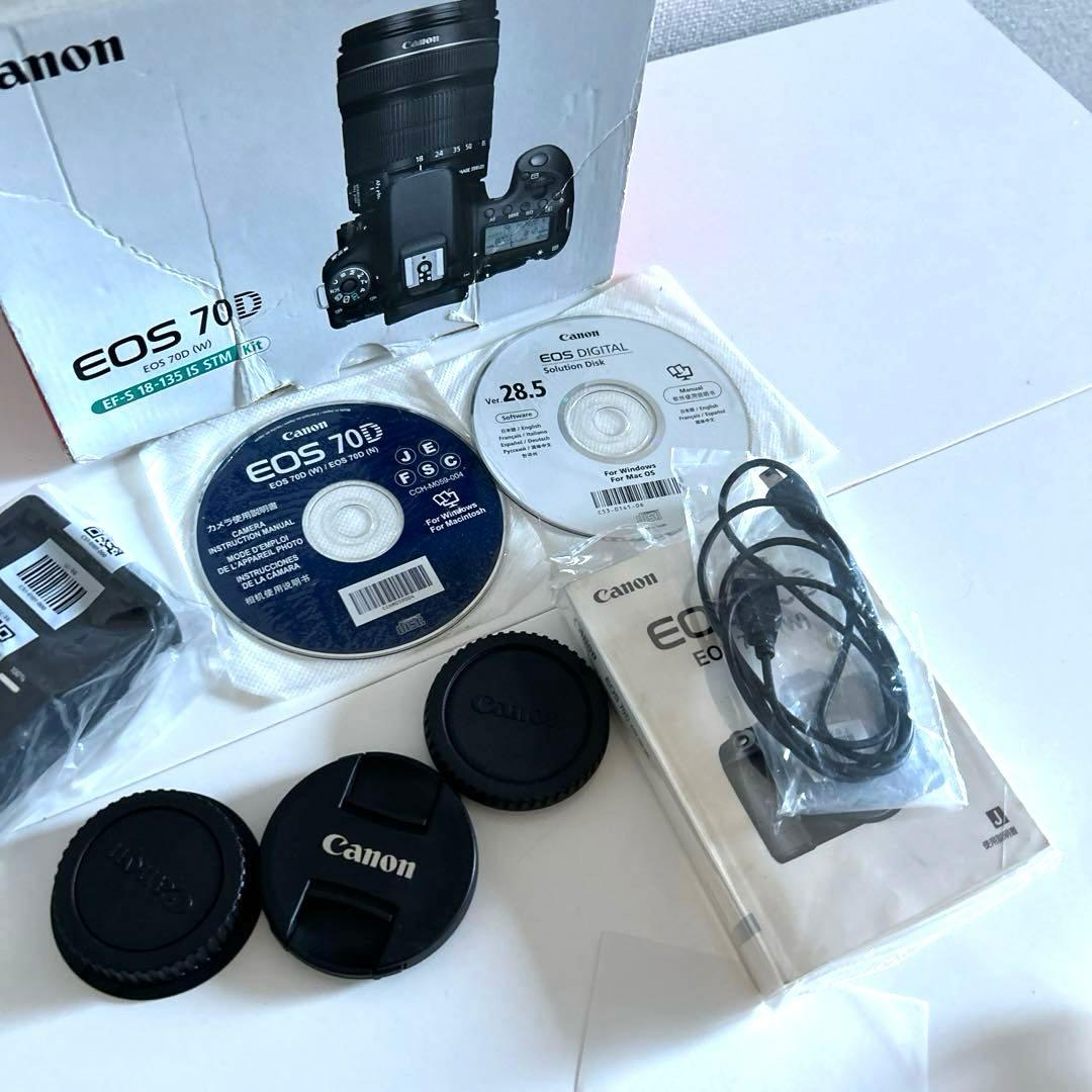 ｛最終値引き｝【美品】Canon EOS 70D 18-135レンズキット美品