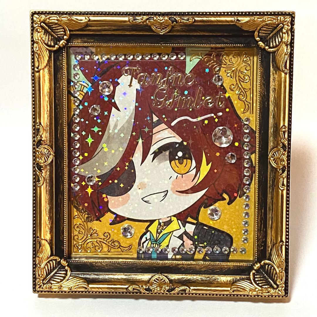 フレーム付き＊ウマ娘 シンボリクリスエス＆タニノギムレット 手描きイラスト色紙