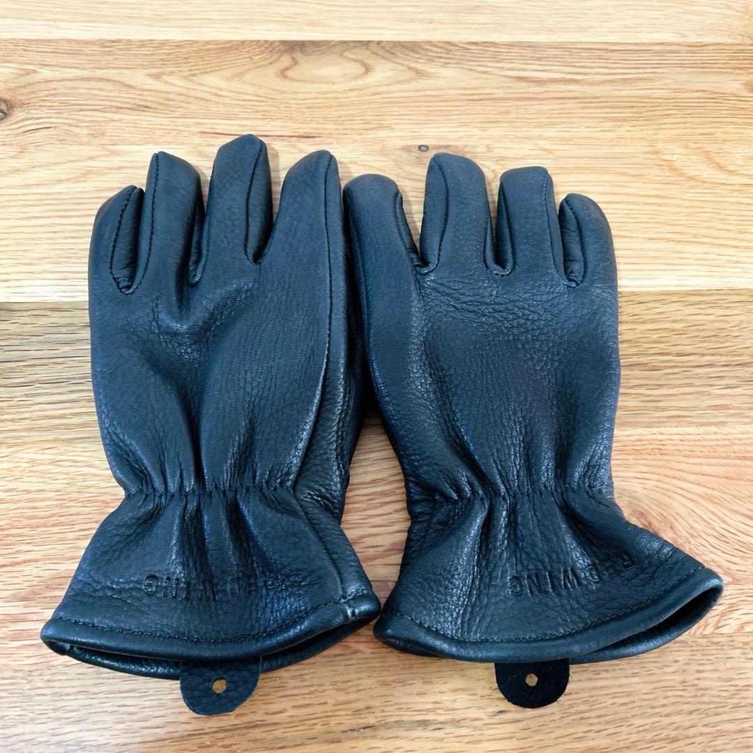 RED WING ブラックレザー手袋 ワークグローブSMALL