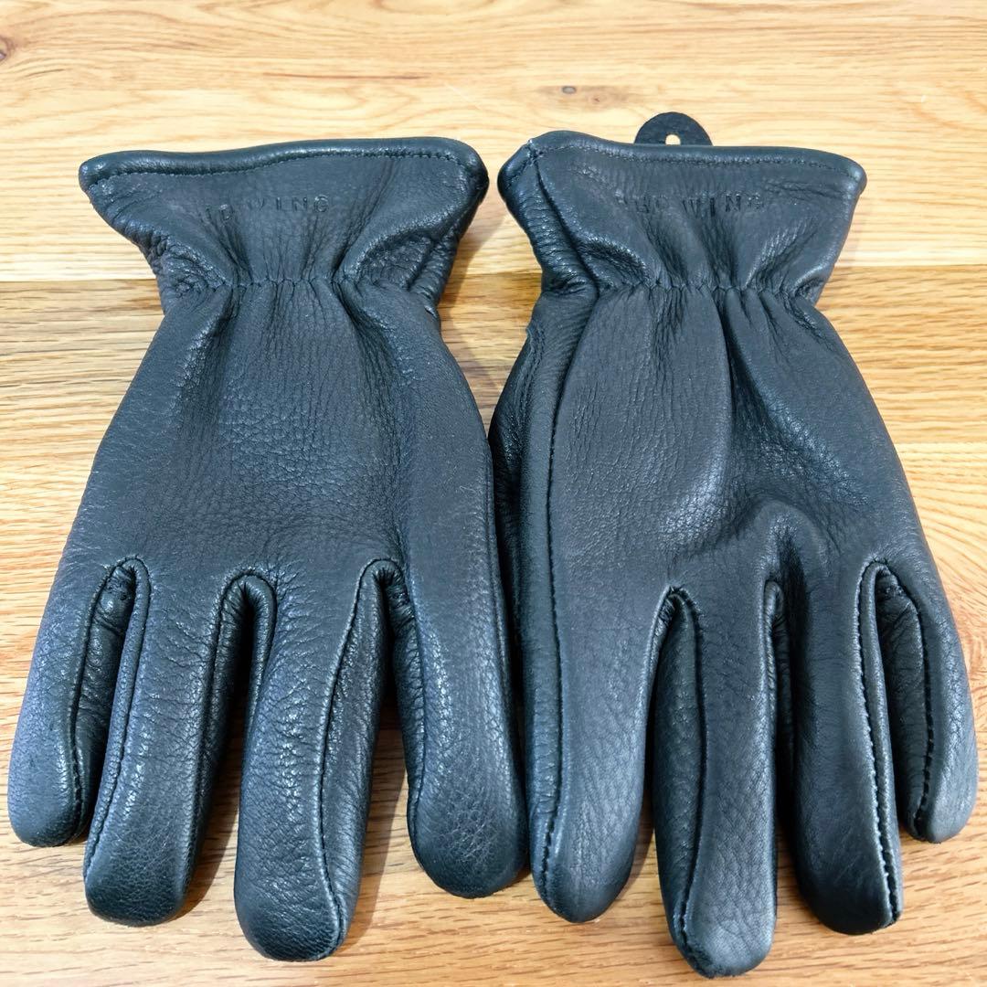 RED WING ブラックレザー手袋 ワークグローブSMALL