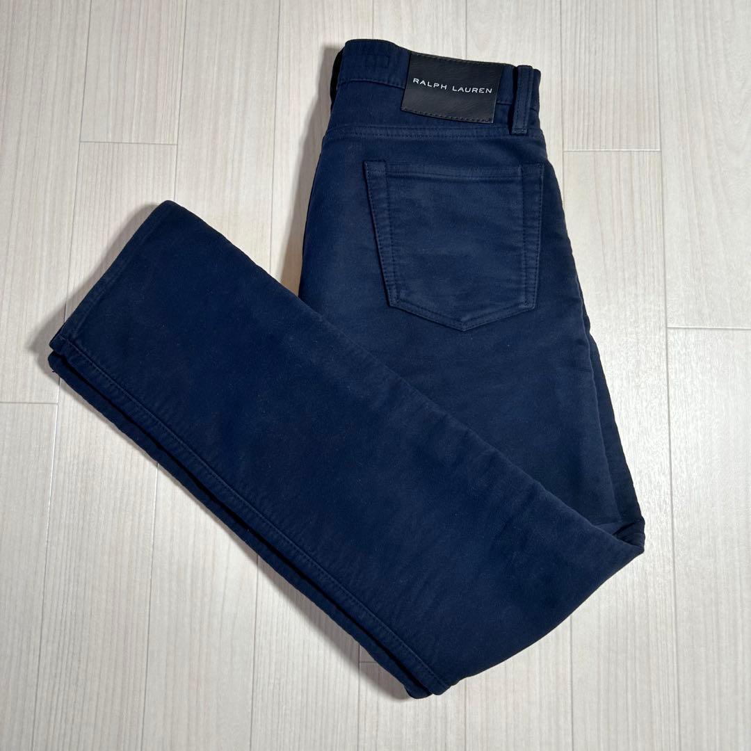 レア【RalphLauren】ラルフローレン ブラックレーベル コットンパンツ