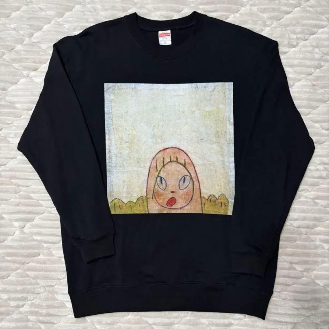 a flood of circle 奈良美智コラボ 黒スウェット XLサイズ