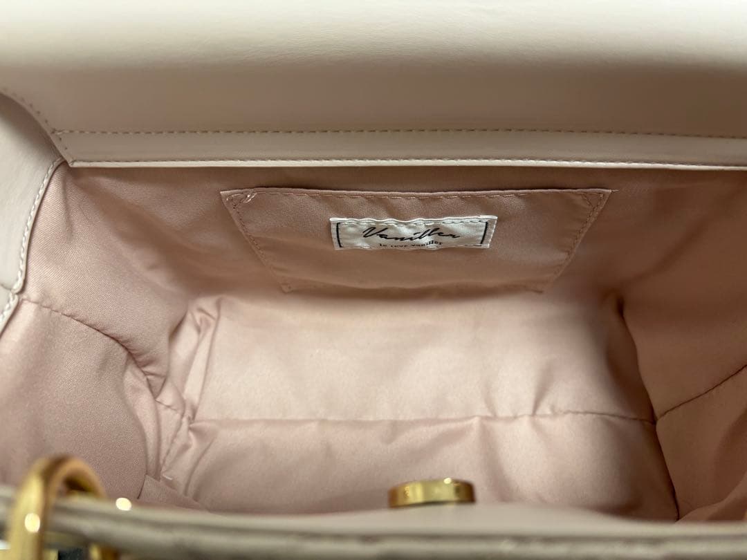 オリジナル ハートキルティング ハンドバッグ le reve vaniller