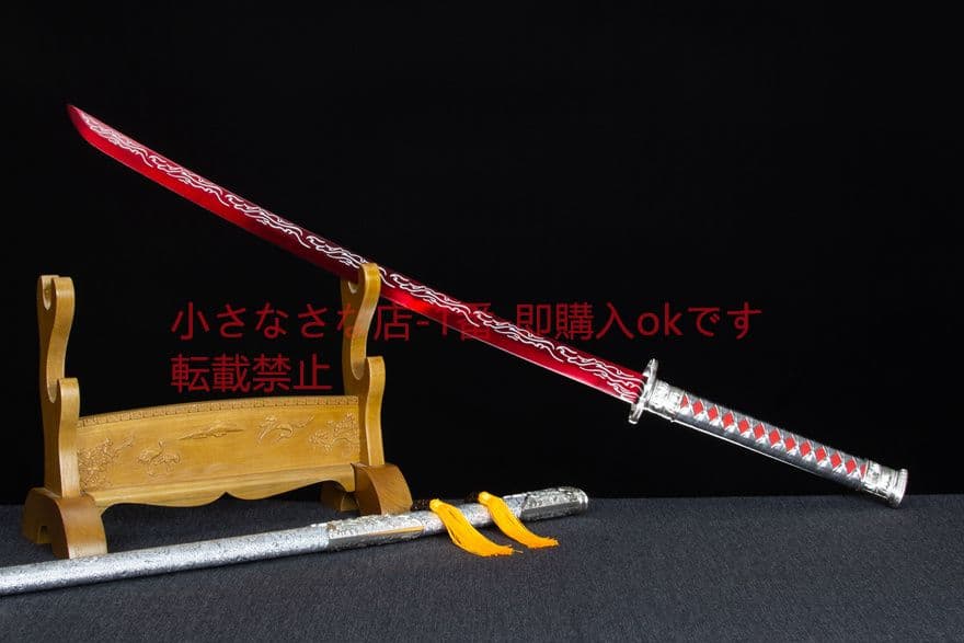 炎浪慕寒繍春刀-高性能マンガン鋼 古兵器 武具　刀装具　日本刀　模造刀 居合刀