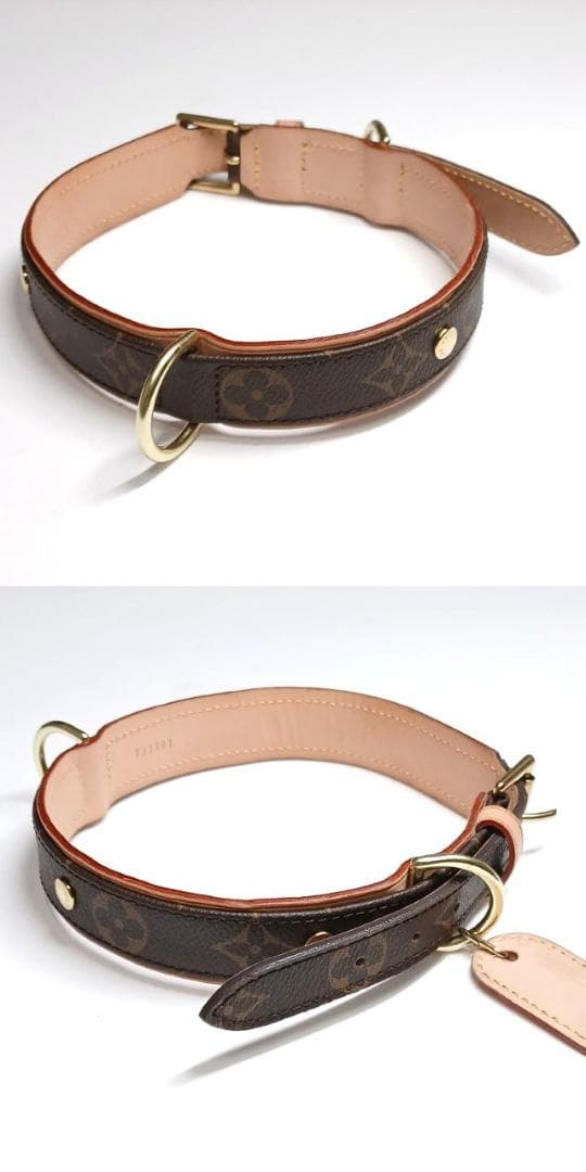 極美 ルイヴィトン 首輪 大型犬 コリエバクスターGM ドッグカラー 廃盤品②