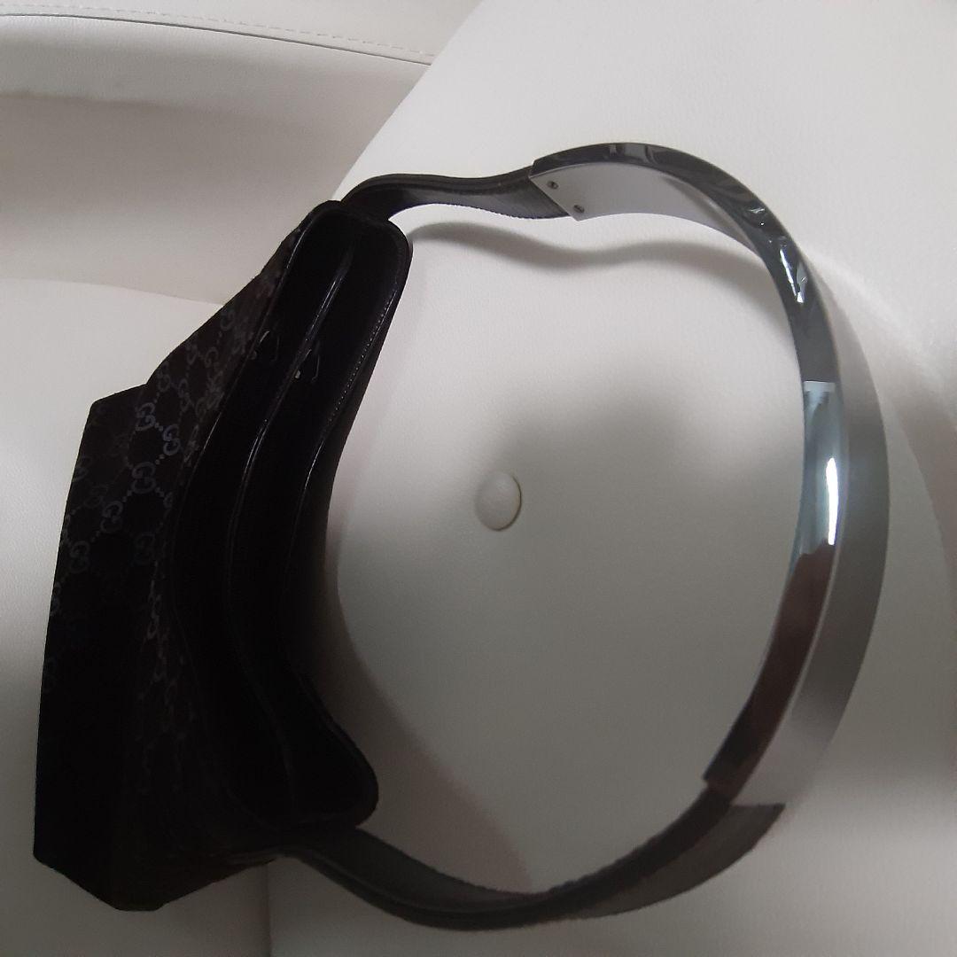 希少GUCCI ブラック GGパターン ショルダーバッグ　スエード☆ブラウン