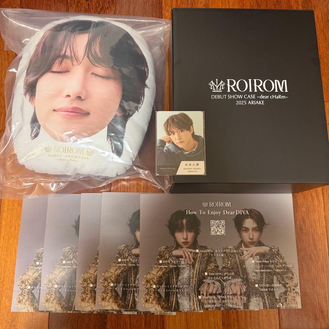 ROIROM 本多大夢 浜川路己 トレカ クッション ペンライト