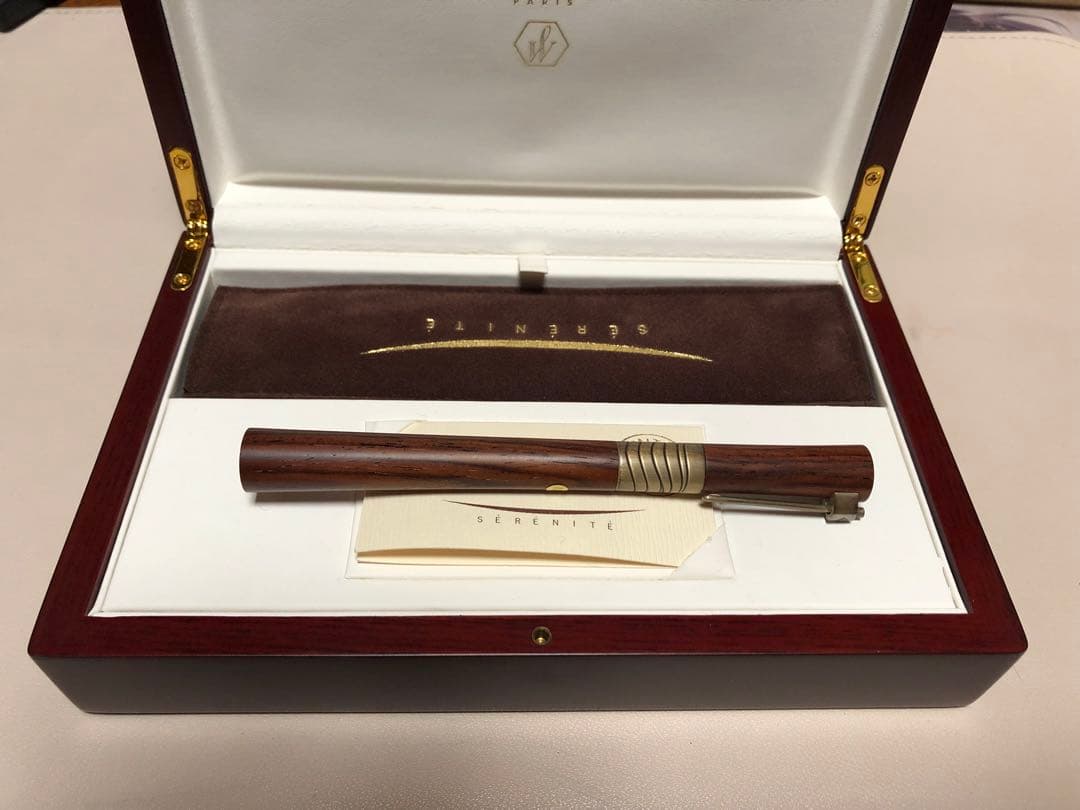 WATERMAN SERENITE WOOD FP 万年筆